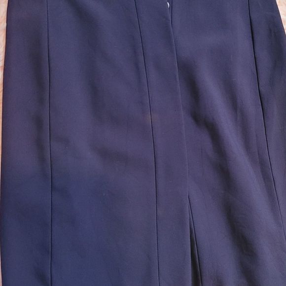 Celine Vintage Button-Up Dress โ Dark Blue, Classic Midi, Size 38 (US 6/8) - Picture 14 of 16